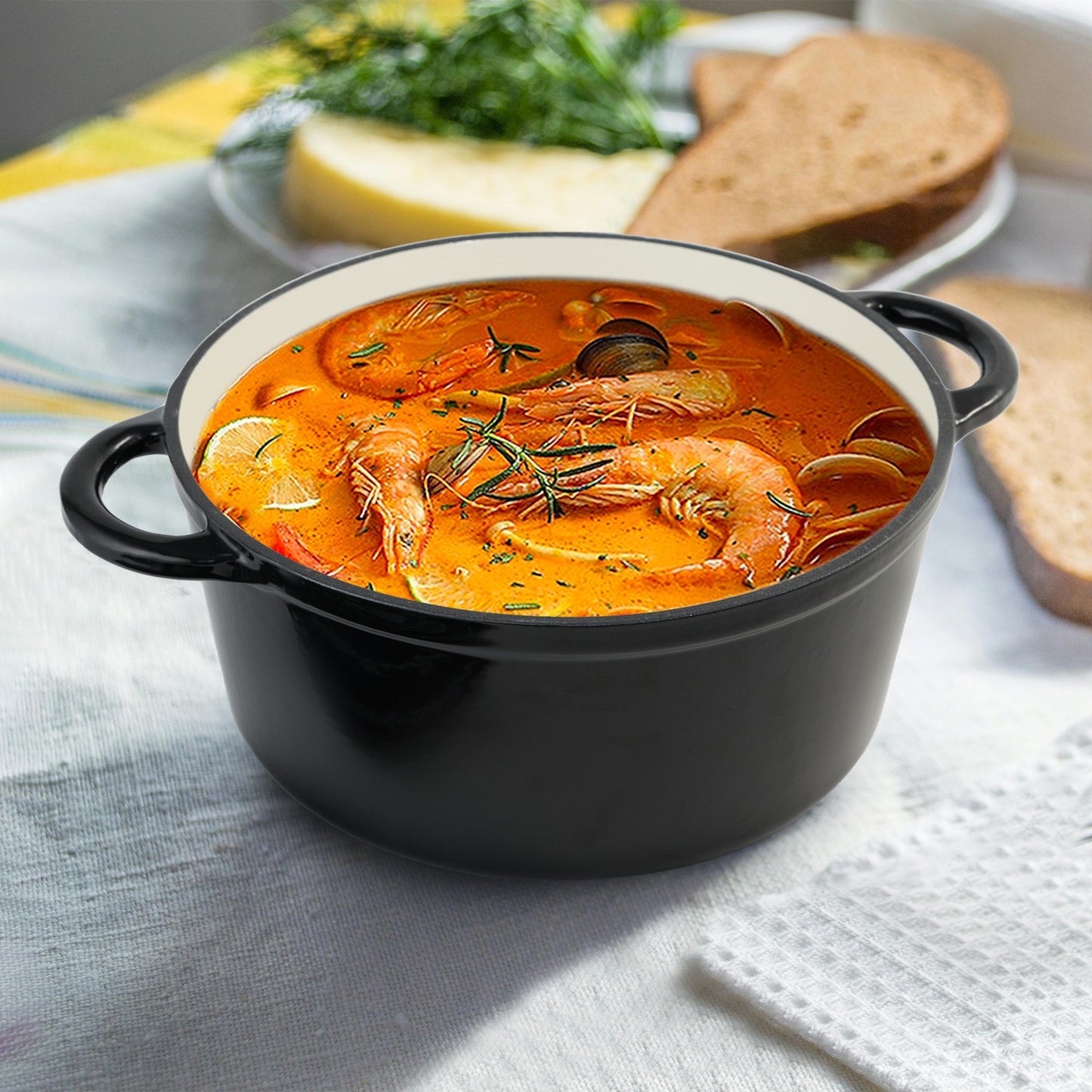 Cast iron 24cm cooking pot