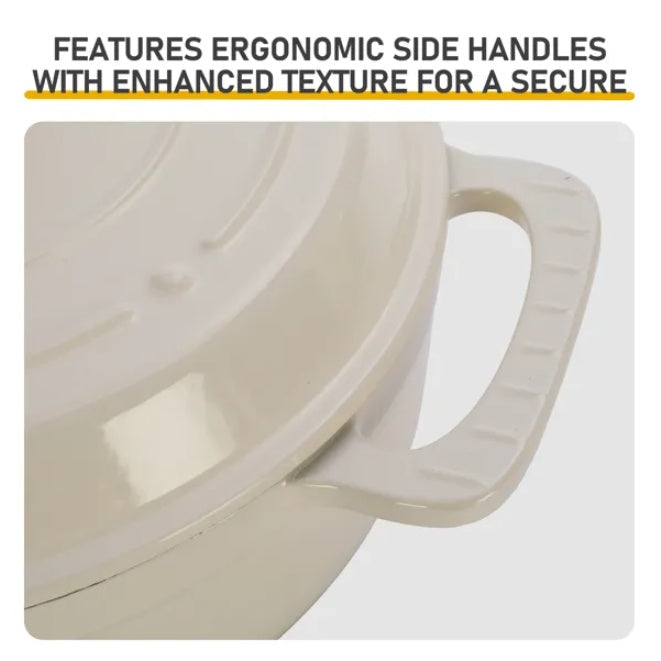 Cast Iron 6QT Cooking Pot