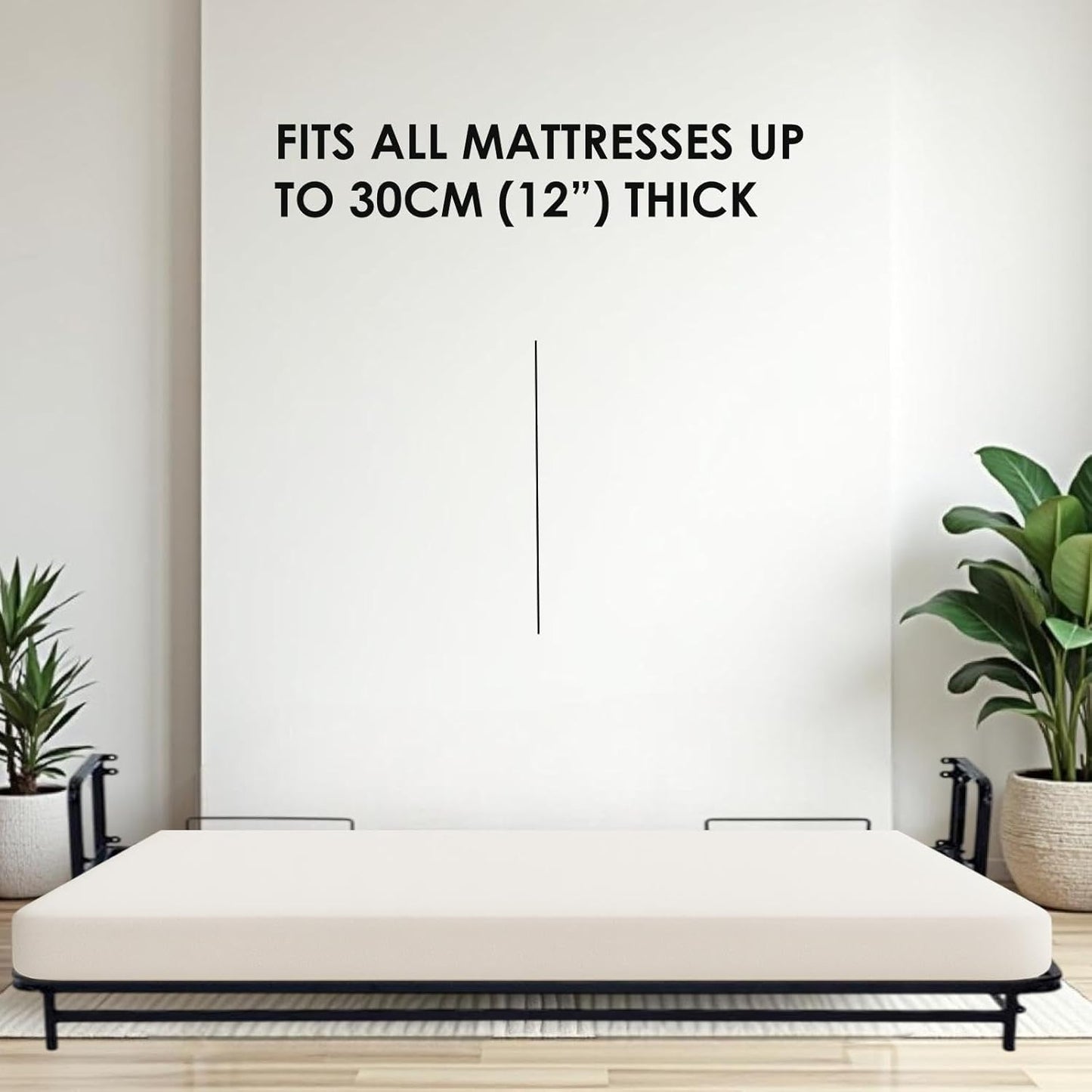 Murphy Bed - Murphy Bed Queen - Folding Bed - Horizontal - 60" X 80" - Classic