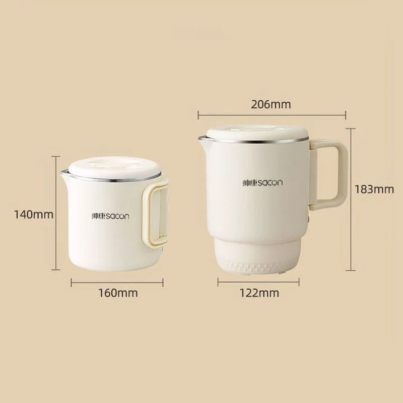 2025 New 3 in 1 Multifunctional Rice Cooker Portable Small Travel Electric Kettle Household Foldable Electric Cooker Hot Pot