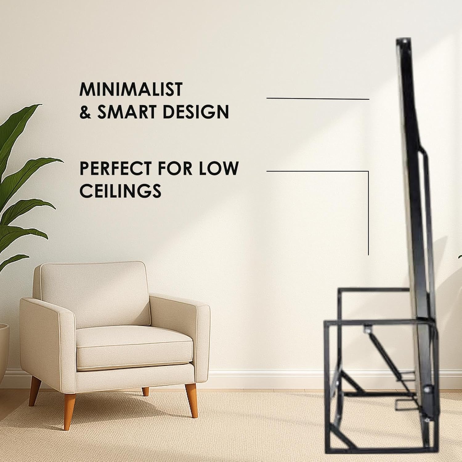 Murphy Bed - Murphy Bed Queen - Folding Bed - Horizontal - 60" X 80" - Classic