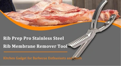 Rib Membrane Remover Stainless Steel Tool Kit He Ultimate Rib Prep Home Tool for Bbq Ergonomic Design for Easy Membrane Removal