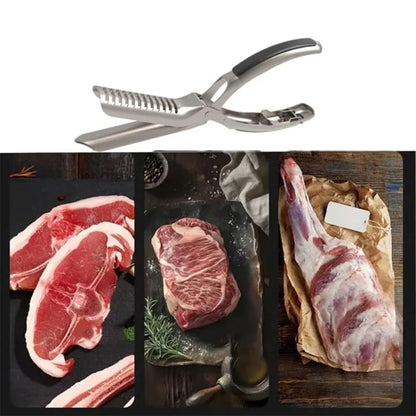 Rib Membrane Remover Stainless Steel Tool Kit He Ultimate Rib Prep Home Tool for Bbq Ergonomic Design for Easy Membrane Removal