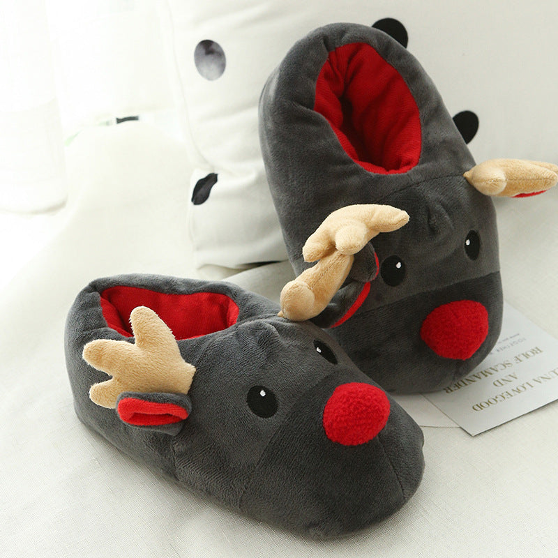 Christmas Shoes Cute Elk Slipper
