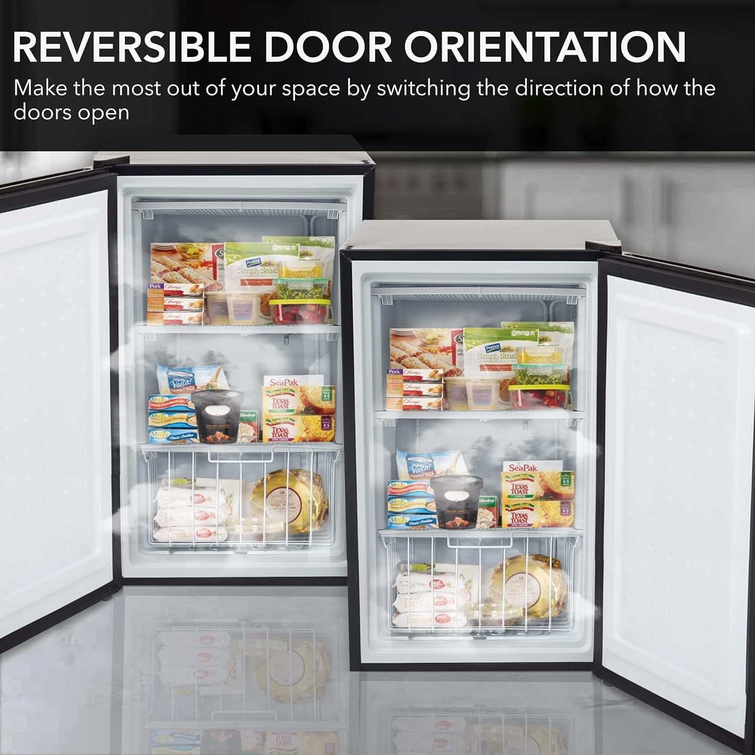 CUF-301SS Energy Star 3.0 Cubic Feet Upright Freezer, 21" D X 19.5" W X 33.5" H, 3, Stainless Steel