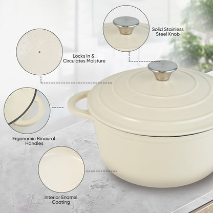 Cast iron 24cm cooking pot