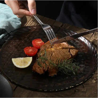 Product Name  Deluxe Premium Cutlery Flatware Set For The Home  Stainless Steel Cutlery Service With 1 Dinner Fork, 1 Dinner Knife, 1 Dinner Spoon And 1 Tea Spoon  Durable, Elegant And Rust  Resista