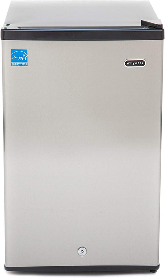 CUF-301SS Energy Star 3.0 Cubic Feet Upright Freezer, 21" D X 19.5" W X 33.5" H, 3, Stainless Steel