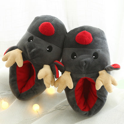 Christmas Shoes Cute Elk Slipper