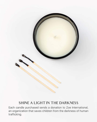 Bergamot & Jasmine Christmas Scented Candles | Soy Candles, Black Candle for Home | Holiday Candle Gifts for Women and Men | Home Fragrance | Aromatherapy | 8Oz, 45 Hour Burn