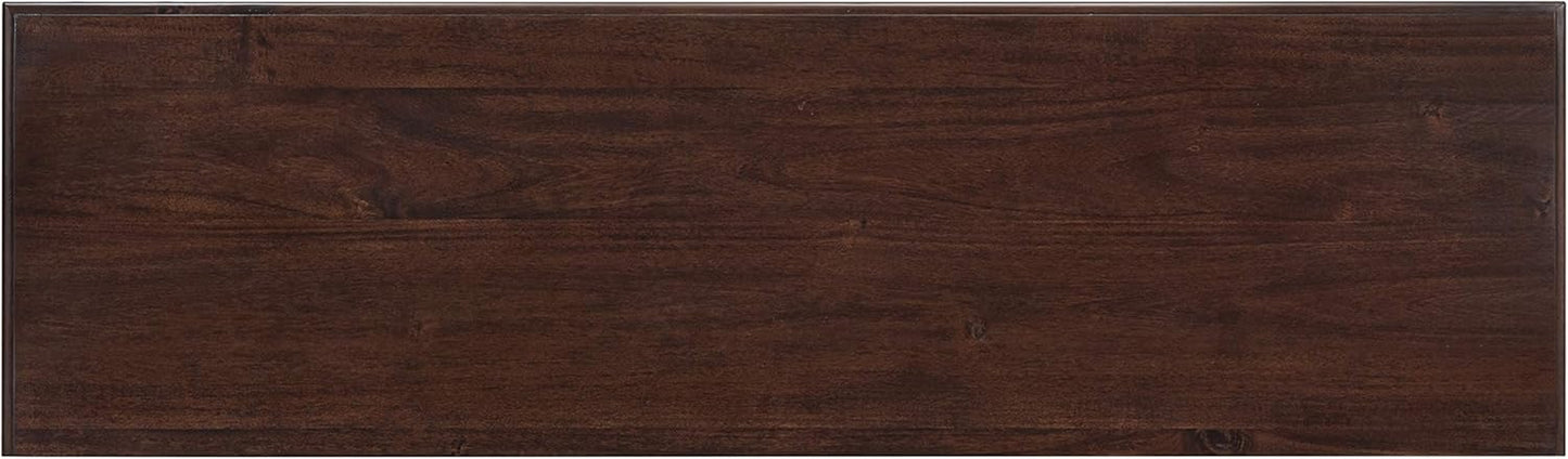 Palisades TV Stand, 63" W X 35" H, Catalina Blue with Coffee Top