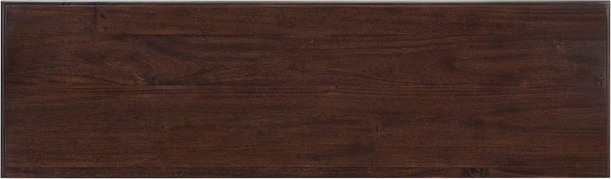 Palisades TV Stand, 63" W X 35" H, Catalina Blue with Coffee Top